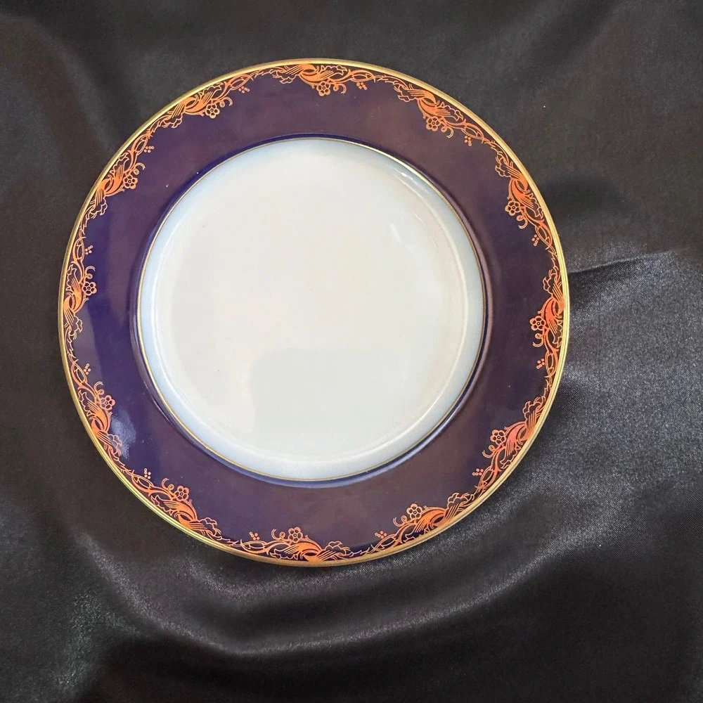 8 Rosenthal Classic Rose‎ Frederick the Great Cobalt Gold 7.75